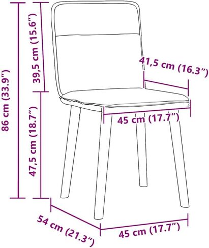 Dining Chairs Set of 2, Comfy Modern Kitchen & Room Chairs, Dinette Table, Dark Grey Dinning Set for Living Room Furniture in Saudi Arabia