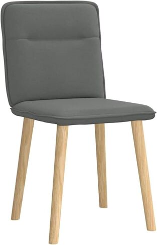 Dining Chairs Set of 2, Comfy Modern Kitchen & Room Chairs, Dinette Table, Dark Grey Dinning Set for Living Room Furniture in Saudi Arabia