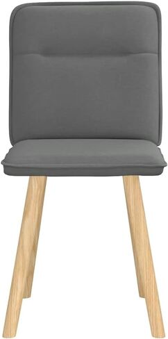 Dining Chairs Set of 2, Comfy Modern Kitchen & Room Chairs, Dinette Table, Dark Grey Dinning Set for Living Room Furniture in Saudi Arabia