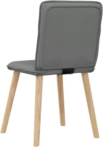 Dining Chairs Set of 2, Comfy Modern Kitchen & Room Chairs, Dinette Table, Dark Grey Dinning Set for Living Room Furniture in Saudi Arabia