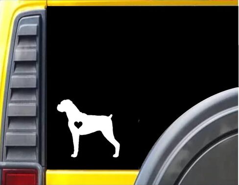 EZ-Stik Boxer Little Heartj595 6 بوصة ملصق للكلاب in Saudi Arabia