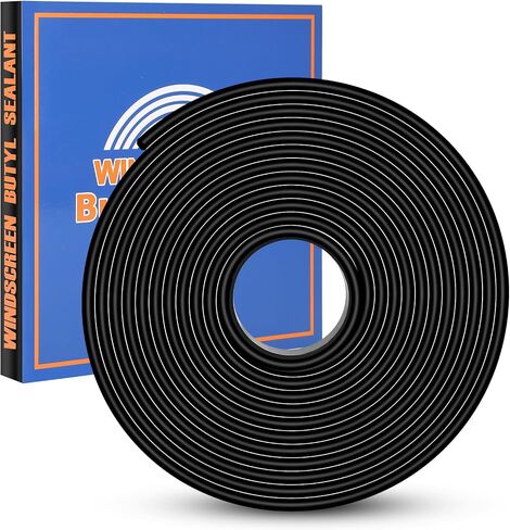 Pro Grade Butyl Sealant Tape 8mm × 13 قدمًا (4 م)/16.4 قدمًا (5 أمتار) - شريط إصلاح مصابيح مصباح أمامي مقاوم للسيارات مقاوم للأشعة فوق البنفسجية ، لاصق دائم للأشعة فوق البنفسجية لسقف السيارة البحري. in Saudi Arabia