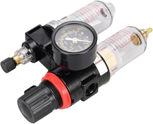 2pcs AFC2000 oil water serprator regulator trap filter airbrush AFR2000+AL2000 free for 2pieces fittings(Free for 8mm fitting) in Saudi Arabia
