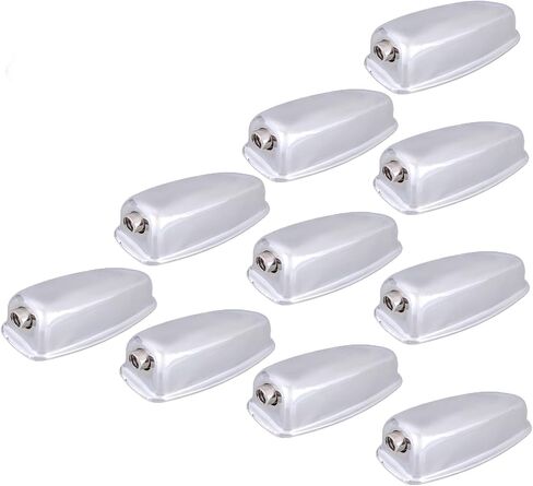 53x24x22mm Drum Claw Hook 10pcs Iron Oval Shape Drum Claw Hook for Bass Drums & Snare Drum (silver) in Saudi Arabia