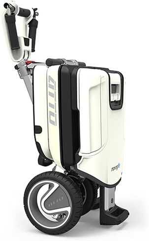 ATTO Folding Travel Powered Mobility Scooter by MovingLife, Full-Size Portable Electric Scooter, Lightweight Lithium Battery, Airline Approved in Saudi Arabia