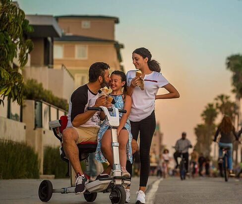 ATTO Folding Travel Powered Mobility Scooter by MovingLife, Full-Size Portable Electric Scooter, Lightweight Lithium Battery, Airline Approved in Saudi Arabia