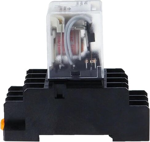 HH54P My4nj Plug-in Relay PYF14A DC/AC 12V 24V 36V 48V 110V 220V DC/AC 5A Contact 14Pins 4PDT RELE SOCKET (DC ، 110V) in Kuwait