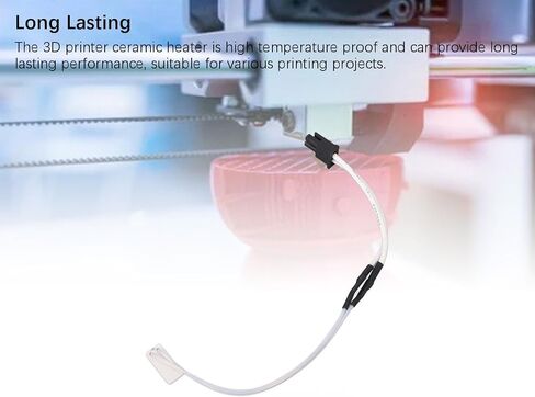 80W 24V Hotend Ceramic Heater ، دليل ارتفاع درجات الحرارة ، بديل سريع لـ QIDI و SMART3 و MAXIMUM3 و Q1 PRO وغيرها in Kuwait