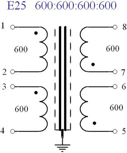 600Ω: (600Ω + 600Ω + 600Ω) محول الصوت Permalloy ، توزيع الإشارة إدخال واحد وثلاثة إخراج (التثبيت الأفقي) in Saudi Arabia