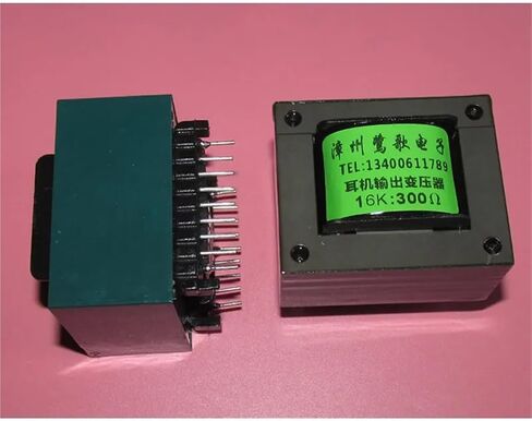 16K: 8Ω Push-Pull Output Transformer for The Front Stage of The Tube Headset, for The pin PCB Board, Inductance About 90H(16K of 300 ohm) in Saudi Arabia