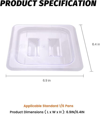6-PCS Food Pan Lid Comple in Saudi Arabia