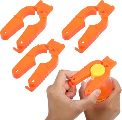 3 Pack Water Bottle Opener for Arthritic Hands, Multifunctional Plastic Bottle Opener, Jar Bottle Opener, Can Opener for Seniors, Weak Hands, Rheumatoid Arthritis, Bottle Gripper, Lid Seal Remover in Saudi Arabia