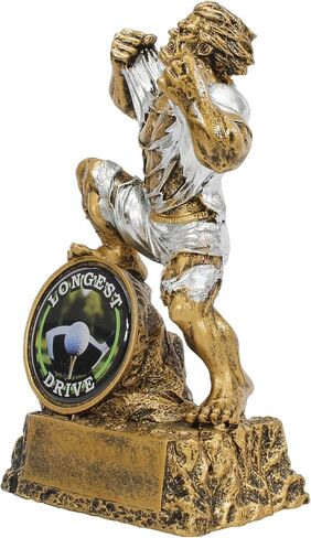 Monster Golf Trophy - AND 6.75 بوصة - ANGRAVED BEAST AWERT مع لعبة الجولف ، الأقرب إلى دبوس أو أطول محرك - تخصيص الآن in Kuwait