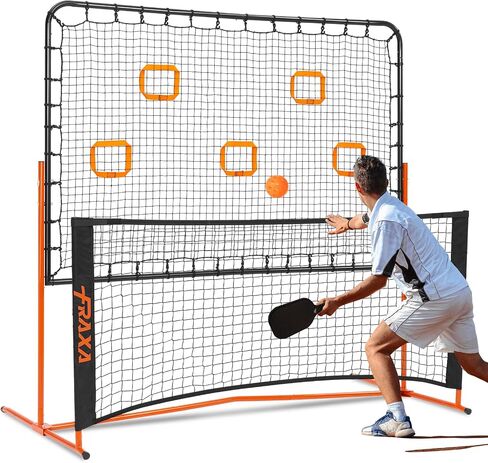 Fraxa Pickleball Rebounder Equipment - Net Pickleball Net for Solo Practice Drives Dinks Volle in Saudi Arabia
