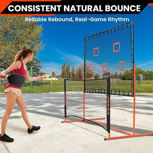 Fraxa Pickleball Rebounder Equipment - Net Pickleball Net for Solo Practice Drives Dinks Volle in Saudi Arabia