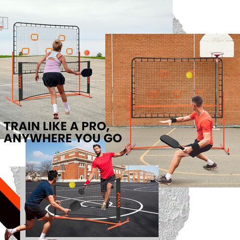Fraxa Pickleball Rebounder Equipment - Net Pickleball Net for Solo Practice Drives Dinks Volle in Saudi Arabia
