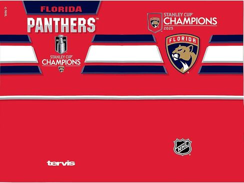 Tervis Traveler NHL® Florida Panthers® - 2025 NHL Stanley Cup Champions Triple Trembly Cup Cup Cupts Procks Barch & Hot ، 30 oz ، Stainless Steel in Saudi Arabia