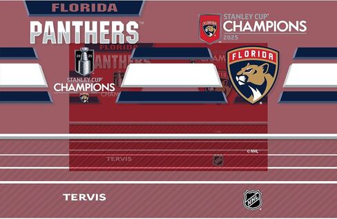 Tervis Traveler NHL® Florida Panthers® - 2025 NHL Stanley Cup Champions Triple Insulated Tumbler Travel Cup Keeps Drinks Cold & Hot, 30oz, Stainless Steel in Saudi Arabia