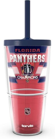 Tervis Traveler NHL® Florida Panthers® - 2025 NHL Stanley Cup Champions Triple Trembly Cup Cup Cupts Procks Barch & Hot ، 30 oz ، Stainless Steel in Saudi Arabia
