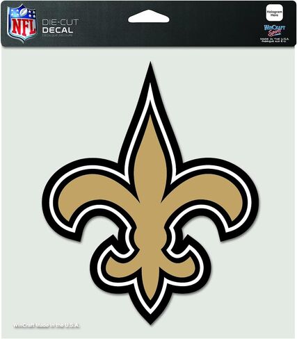 NFL New Orleans Saints 8-by-8 Inch Diecut Colored Decal in Saudi Arabia