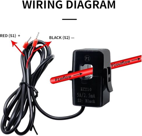 Miniature Split core Current Transformer Sensor MA Output Aperture 10mm Accuracy 0.5 5A 10A 20A 30A 40A 50A(10a 10ma) in Kuwait
