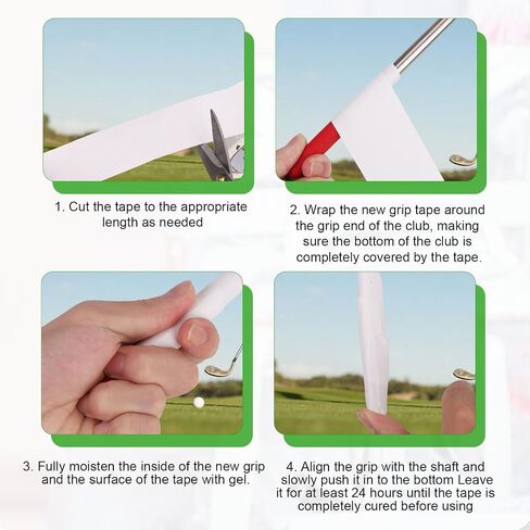 Double-Sided Golf Grip Tape, 2inch x 22yard Multifunctional Golf Grip Tape Roll for Clubs Strong Adhesive Easy to Peel & Cut Sports Accessory for Men and Women in Saudi Arabia