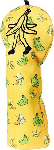 Funny Golf Club Covers, Driver Headcover Fariway Wood Hybrid Headcover Waterproof Fabric Printing in Kuwait