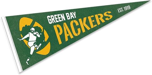 Wincraft Green Bay Packers Vintage Throwback Retro Pennant Banner Flag in Saudi Arabia