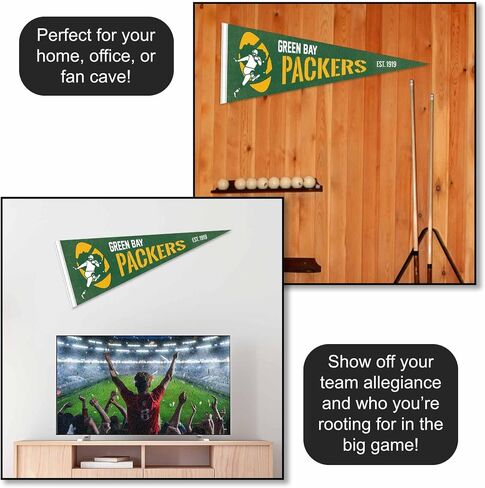 Wincraft Green Bay Packers Vintage Throwback Retro Pennant Banner Flag in Saudi Arabia