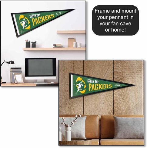 Wincraft Green Bay Packers Vintage Throwback Retro Pennant Banner Flag in Saudi Arabia