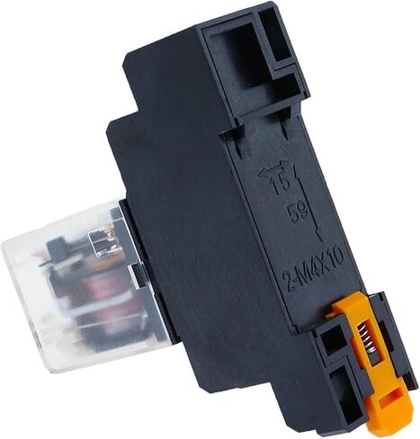 1SET RELAY RELAY COLAY GRALITION RELAY MY2 DPDT MY2NJ RELAIS DC 12V/24V AC 110V/220V SWITE مع قاعدة المقبس (DC ، 12V) in Saudi Arabia