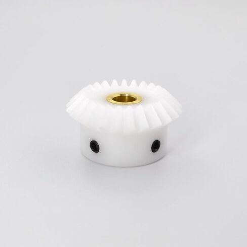 Bevel Gear Motor，Right Angle, Gearbox 1pc 1.5 Modules 20T/25T White Nylon Bevel Gear for Motor, Speed Ratio 1:1, Bore 8mm(1.5 Modulus 25 Teeth,Bore 12mm) in Kuwait
