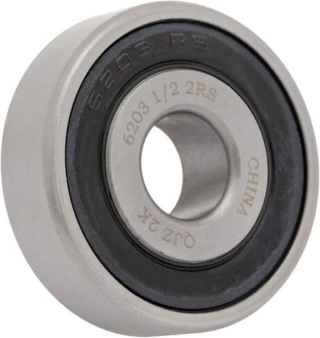 [4 حزمة] 6203-2RS-1/2-كرة شعاعية عميقة الأقساط تحمل 1/2 في x 1.575 في x 0.473 في (معرف x od x عرض) | 12.7 مم × 40 مم × 12 مم (معرف X OD X عرض) مع ختم مطاطي مزدوج in Kuwait