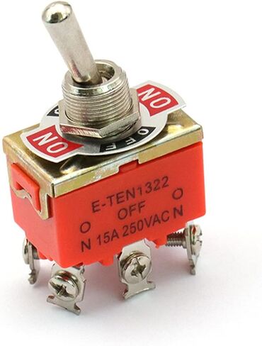 5pcs e-ten1322 15a/250v 6 دبوس مقاوم للماء غطاء مفاتيح تبديل مصغرة in Kuwait