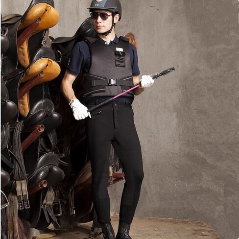 Men's Breeches Full Seat Equestrian Horse Riding Pants for Men Horseback Riding White Black Trousers Clothes Equipment in Kuwait