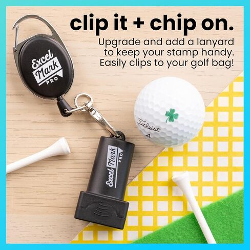 Excelmark Pro Golf Ball Stamp - تحديد الكرة السهل - اختر من بين 25 أنماطًا و 4 ألوان! in Saudi Arabia
