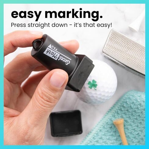 Excelmark Pro Golf Ball Stamp - تحديد الكرة السهل - اختر من بين 25 أنماطًا و 4 ألوان! in Saudi Arabia