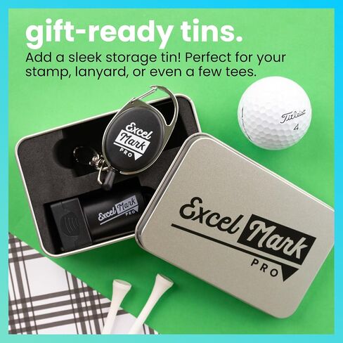 Excelmark Pro Golf Ball Stamp - تحديد الكرة السهل - اختر من بين 25 أنماطًا و 4 ألوان! in Saudi Arabia