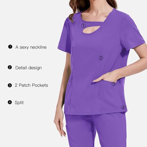 Scrubs for Women set(Top+Jogger Pants) in Saudi Arabia