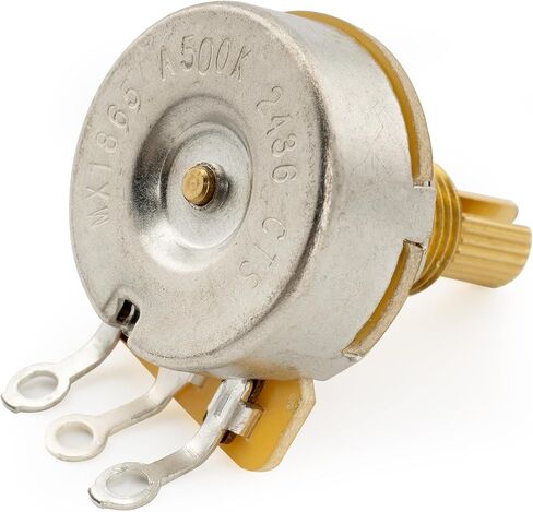 CTS 450G A500K Pot Brass Standard Split Shaft 3/8 Inch 10% Audio Taper Potentiometer for Electric Guitar Bass in Saudi Arabia