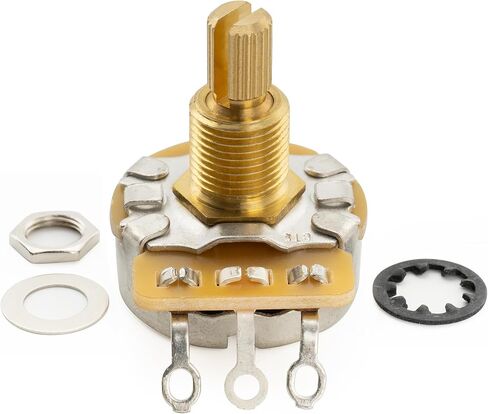 CTS 450G A500K Pot Brass Standard Split Shaft 3/8 Inch 10% Audio Taper Potentiometer for Electric Guitar Bass in Saudi Arabia