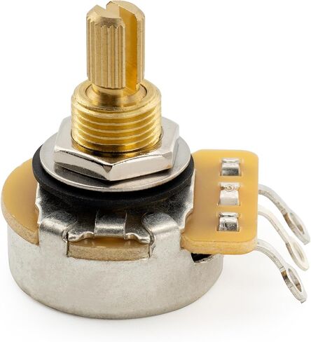 CTS 450G A500K Pot Brass Standard Split Shaft 3/8 Inch 10% Audio Taper Potentiometer for Electric Guitar Bass in Saudi Arabia