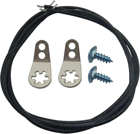 001-2869-000, 1 Set Guitar Cavity Shielding Ground Lug with Screw and Ground Wire, Compatible with F Style Guitars, Solder Lug Kit in Kuwait