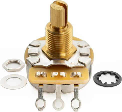 CTS 450G A500K Pot Brass Standard Split Shaft 3/8 Inch 10% Audio Taper Potentiometer for Electric Guitar Bass in Kuwait