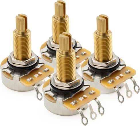 CTS 450G A500K Pot Brass Standard Split Shaft 3/8 Inch 10% Audio Taper Potentiometer for Electric Guitar Bass in Kuwait