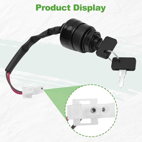 مفتاح مفتاح الإشعال 10L0L لـ Yamaha G11 ، G16 ، G19 ، G20 ، G21 ، و G22 GAS و ELECTRAL GOLF CRATS-JN8-82510-09-00 ASSY الرئيسية مع مفتاح الاستبدال J44-82511-00-YY ، JU2-H2511-00 in Kuwait