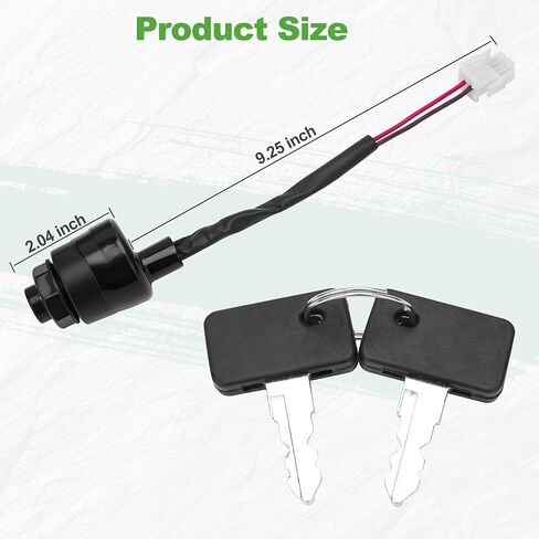 مفتاح مفتاح الإشعال 10L0L لـ Yamaha G11 ، G16 ، G19 ، G20 ، G21 ، و G22 GAS و ELECTRAL GOLF CRATS-JN8-82510-09-00 ASSY الرئيسية مع مفتاح الاستبدال J44-82511-00-YY ، JU2-H2511-00 in Kuwait
