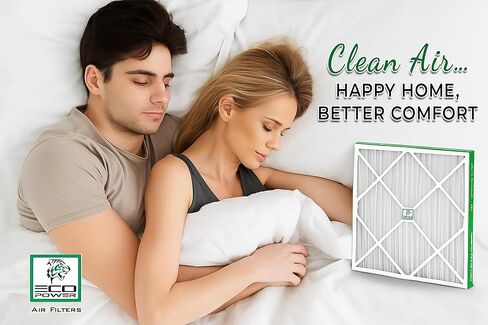 ECO POWER 14x20x1 Air Filter MERV 10, Pleated HVAC AC Furnace Air Filters Replacement (Actual Size: 13.6 x 19.6 x 0.75 Inches), SB5938 (1) in Kuwait