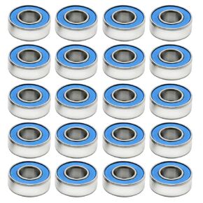 20pcs محامل كرات معدنية RC مع مجموعة محور محور حلقة مطاطية ، مجموعة محامل مختومة SCX24 ، 1/24 RC Crawler Car لترقيات SCX24 المحورية الأجزاء in Saudi Arabia