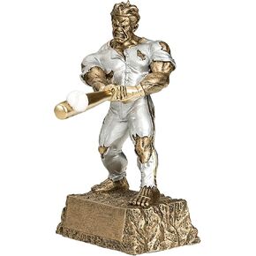 Decade Awards Monster Baseball Trophy - 6.75 Inch Tall | Engraved Triumphant Beast Baseball Award | Celebrate Exceptional Performance and Dedication on The Field - Customize Now in Saudi Arabia